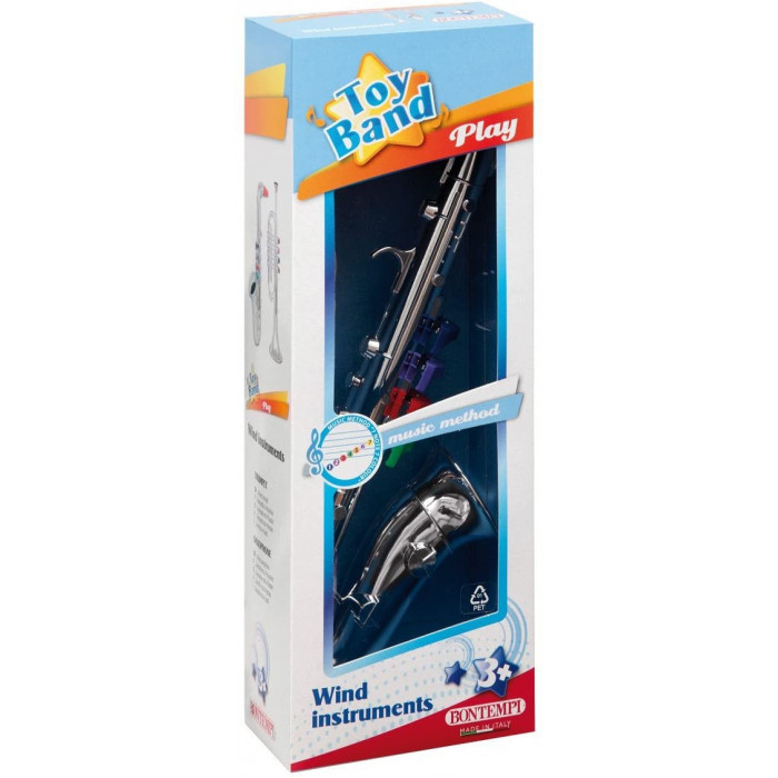 Sassofono metallizzato L. 39 cm Bontempi 32 3931