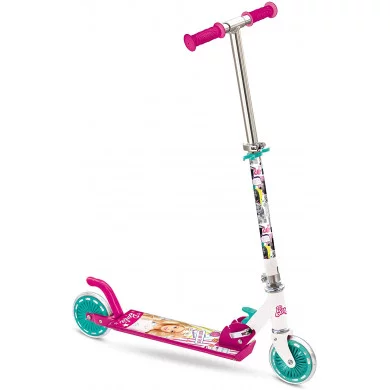 Monopattino Alluminio 2 Ruote Barbie Mondo