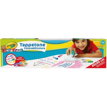 Crayola Tappetone Maxi superficie riutilizzabile per disegnare e colorare