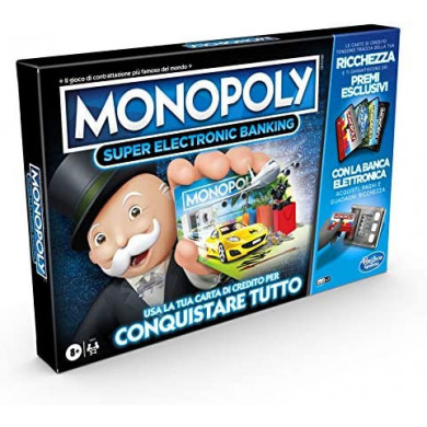 Gioco da Tavolo Monopoly Super Electronic Banking Hasbro