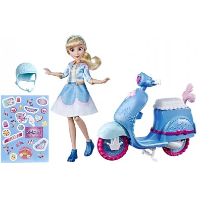 Bambola Cenerentola con Scooter Disney Princess Hasbro
