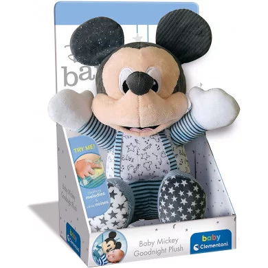 Baby Mickey Goodnight Plush Peluche interattivo Nanna Clementoni
