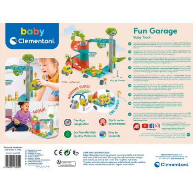 Fun Garage Baby Track Set di Gioco Clementoni