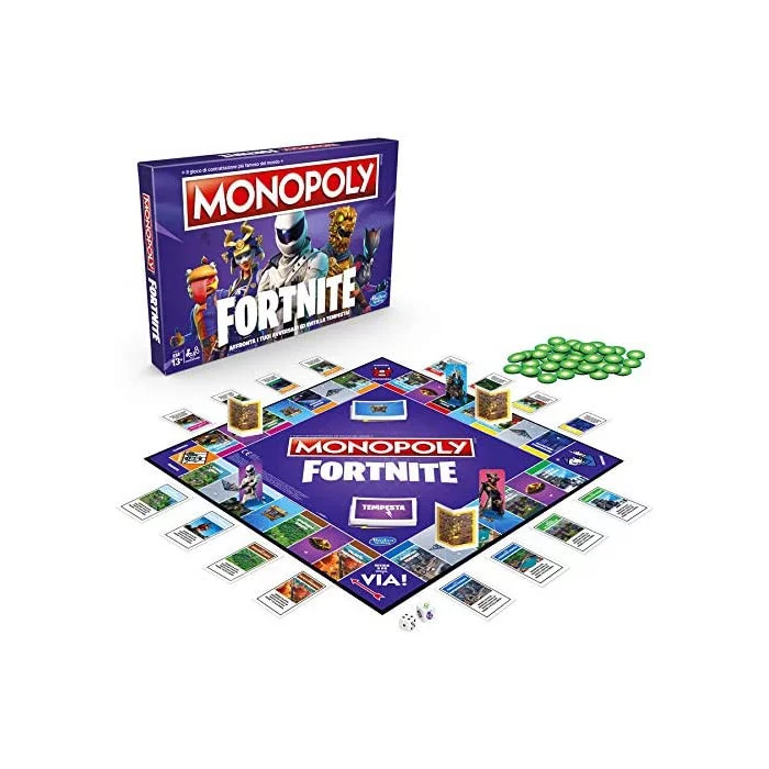Monopoly Edizione Fortnite Gioco da Tavolo Versione in Lingua Italiana Hasbro