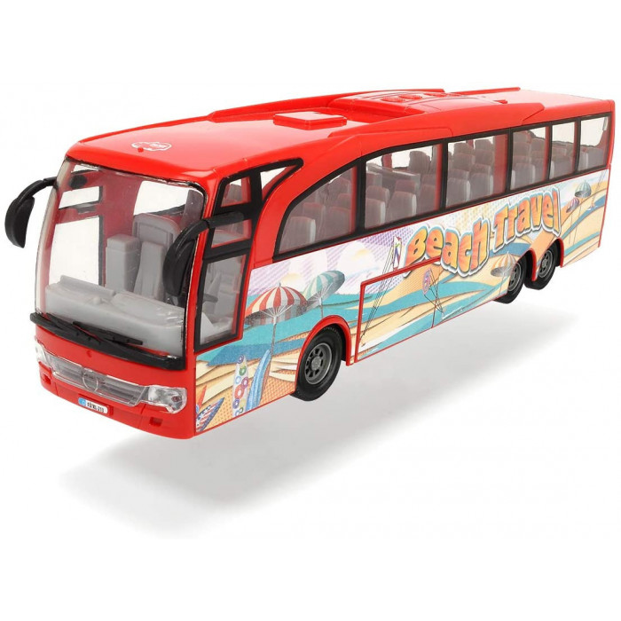 Dickie Toys Autobus multicolore con motore pullback