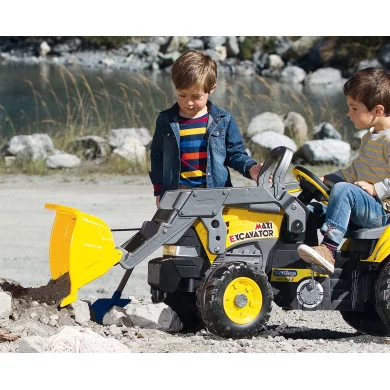 Grande benna semovente. Trattore a pedali Maxi Excavator Peg Perego