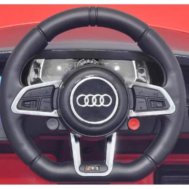Auto elettrica Audi R8 rosso 12v con radiocomando