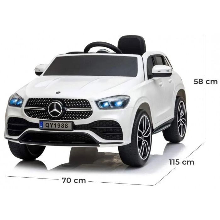 Auto elettrica per bambini Mercedes GLE 450 AMG Bianca 12v