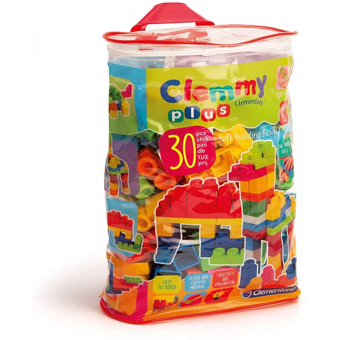 Clemmy Plus Sacca 30 Mattoncini Clementoni 14879