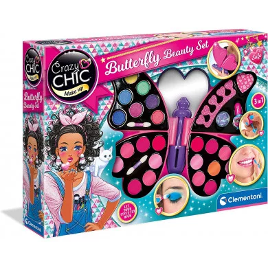 Crazy Chic Butterfly Beauty Set Clementoni 15994