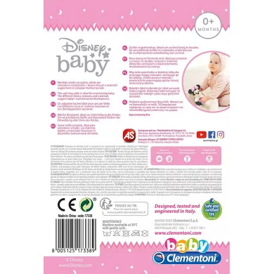 Sonaglino Baby Minnie Morbido Anello Clementoni 17338