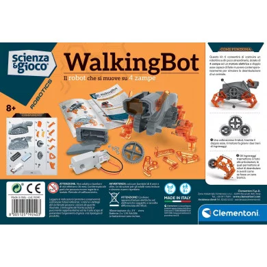 WalkingBot Kit di robotica Clementoni 19240