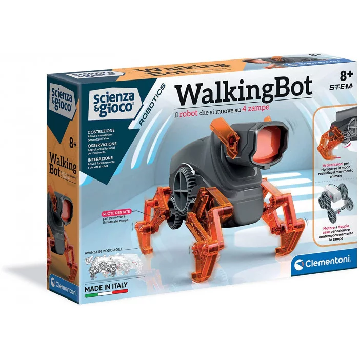 WalkingBot Kit di robotica Clementoni 19240