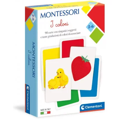 Clementoni Montessori Carte I colori 16333