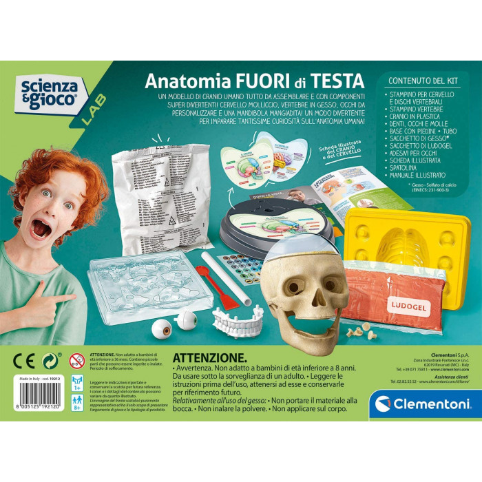 Laboratorio di Anatomia Fuori di Testa Clementoni 19212