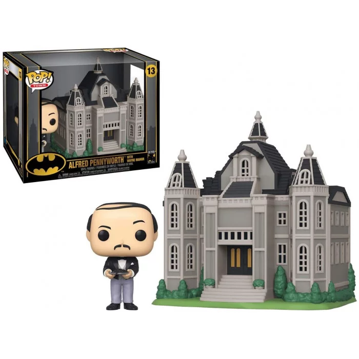Funko POP Town 45524 Batman 80th Casa Wayne con Alfred