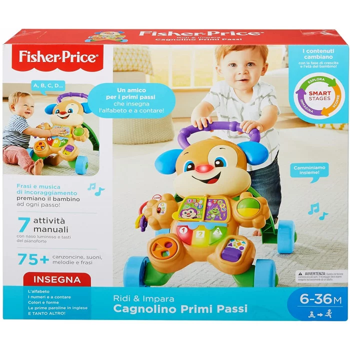 Cagnolino Primi Passi Spingibile Fisher-Price HHX15