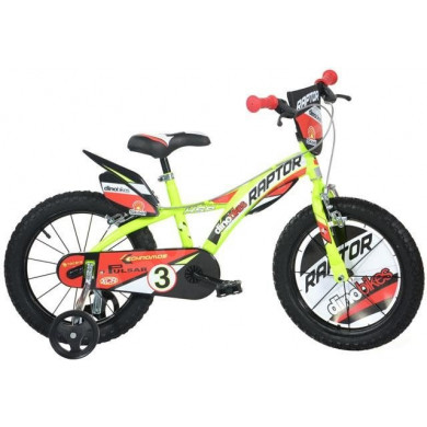 Bici 16 Raptor Gialla Dino Bikes