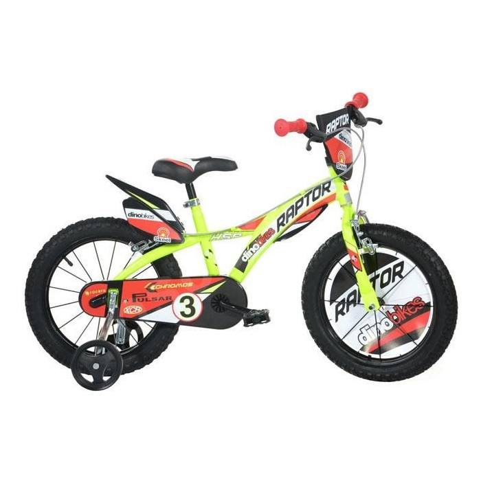 Bici 16 Raptor Gialla Dino Bikes