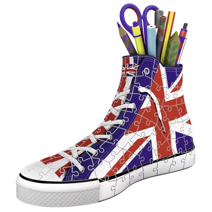 Puzzle 3D Portapenne Sneaker Union Jack Ravensburger