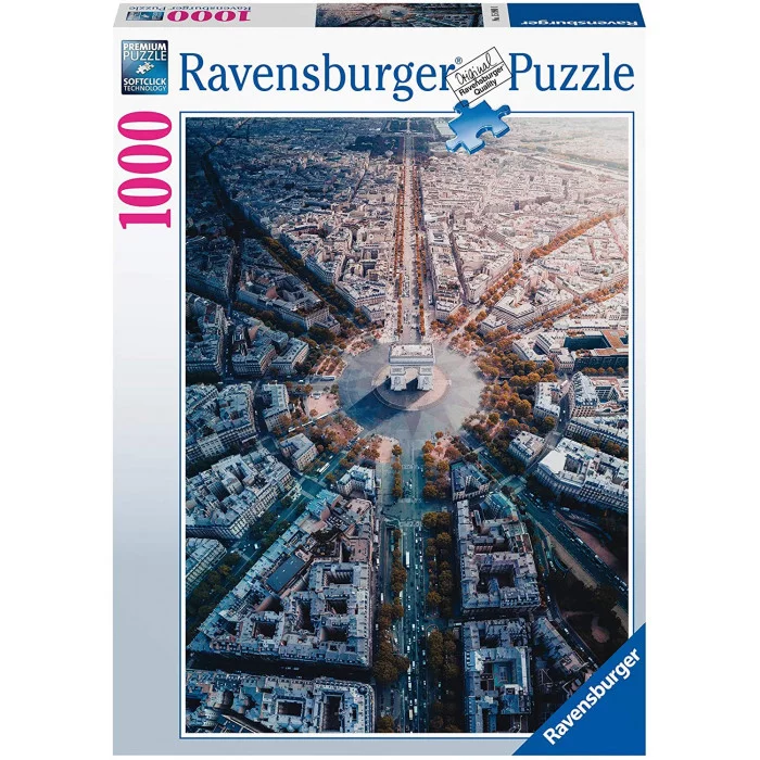 Puzzle 1000 Pezzi Parigi dall'Alto Ravensburger 15990
